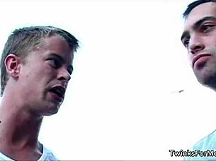 armando, you're in this hardcore gay threesome with blowjobs and orgy action