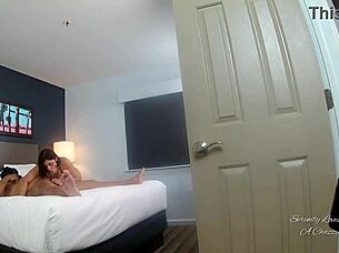 Serenity watches black dick in cage!