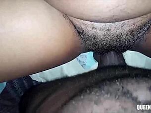 I caught my neighbor masturbating and we fucked raw in her room