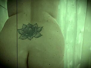 Peeking At BBW Showering.