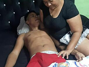 testing employee with latina mature doggystyle ride