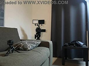 Aleksa, a LATINA, undergoes CASTING interview for films, left 2