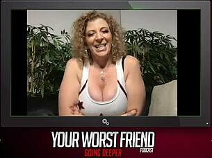 My worst friend takes monster cock deeper.