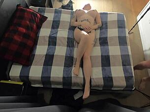 Skye Mae deepthroats in POV, wow what oral skills!