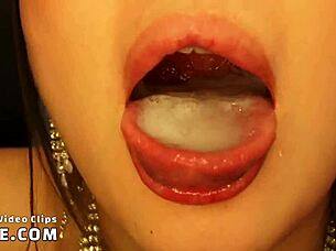 This asian blowbang has her begging to see her cum covered face in pov