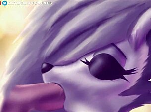 hey loona, givin’ that wild blowjob like a pro, huh?