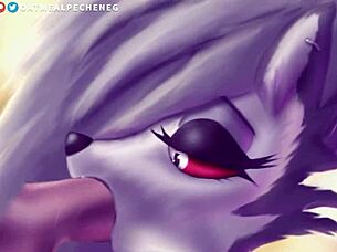 hey loona, givin’ that wild blowjob like a pro, huh?