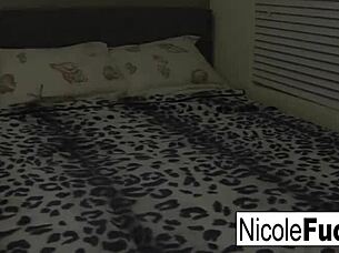 after workout, nicole aniston blows chad's cock so hard!