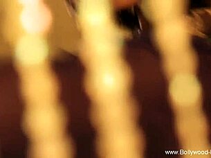 Dancing the Erotic Love of India with Sensual Teasing and Nude Brunette