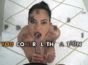 apolonia lapiedra gives blowjob and rides cock in pov