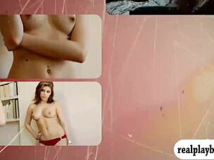 Lovely badass babes feel ecstatic swinging naked outdoors