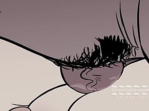 gay guys having fun with pizza and rough play