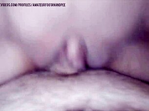 Casual homemade riding session ending in creampie