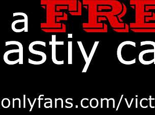 Mistress disciplines her chastity slave with intense face action in a strict session. Her dominance leaves no room for mercy.