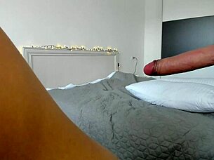 hot teen performs blowjob on dildo during webcam session