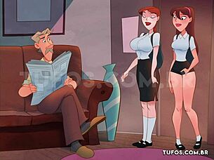 watch tiozão fuck the virgin's ass in the car with her church friend filming the hentai scene