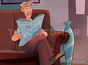 watch tiozão fuck the virgin's ass in the car with her church friend filming the hentai scene