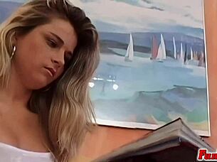 european lesbians in lingerie play with toys