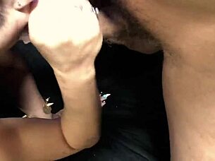 Nova Cane pleases monster cock orally in pov