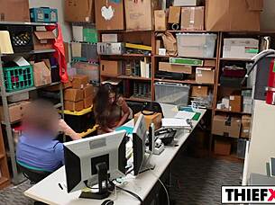 Teen Shane Blair Punished with Big Cock at Office