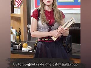 anime hentai where the director indulges his libido at school with big tits in stockings