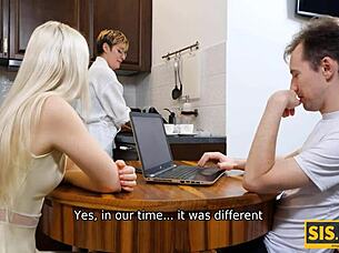 slim belle rides naughty stepbrother cowgirl