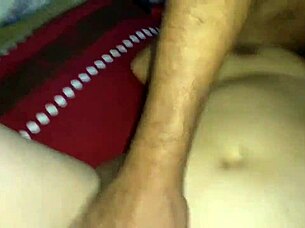 Overcome with passion, the big tit milf eagerly swallows cock in homemade video