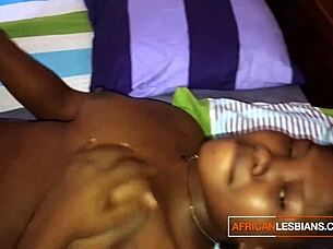 i adore amateur african lesbians' big tits in homemade fun