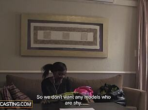 African Amateur in Casting Interview