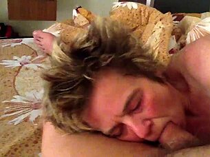 eveline immergeil 48 giving a wonderful blowjob to my flute in amateur style