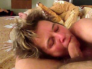 eveline immergeil 48 giving a wonderful blowjob to my flute in amateur style