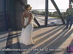 Wife Mindy nude in public?