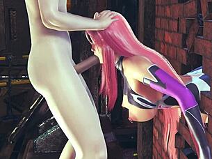 i got stuck and she gave me the best blowjob ever