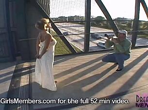 Wife Mindy nude in public?