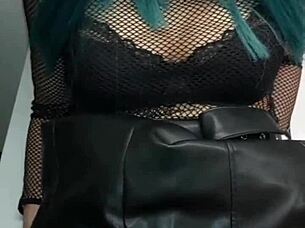 she wanted her lesbian teen to try out a real dick experience