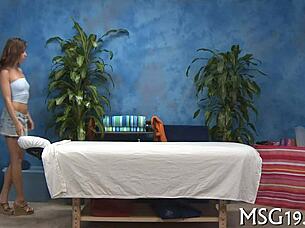 Enjoy free massage episodes with oiled babe