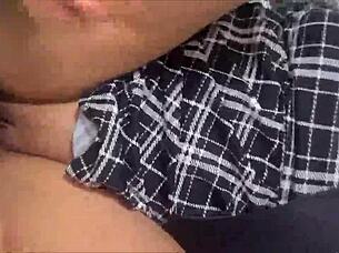 Petite Latina Schoolgirl Gets Doggy Fucked Hard