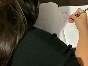 I Teach My Stepsister Homework And Take Advantage Of Her