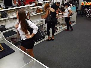 Big Ass Lady Gets SCREWED By Pawn Keeper Hard