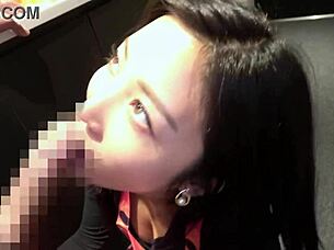 natsuki rides dick in kitchen apron for facial