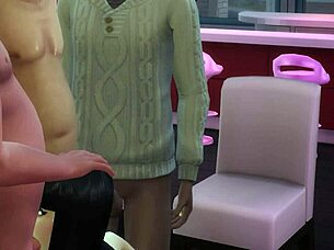 Can Sakura Handle Fucking Everyone In The Bar?