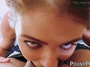 Adriana Sucks Big Dick Before Intense Doggystyle Fucking!