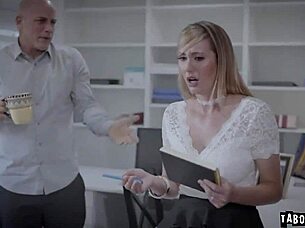 Blonde MILF Secretary Getting Romped?