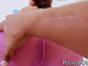 Adriana Sucks Big Dick Before Intense Doggystyle Fucking!