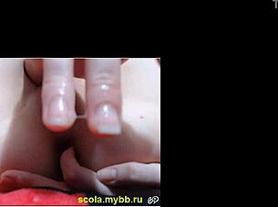 Webcam session featuring intimate close-ups