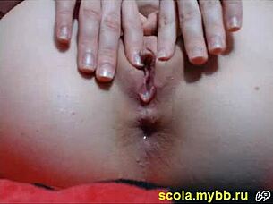 Webcam session featuring intimate close-ups