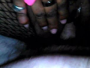 Ebony Couple Enjoys Intense Interracial Creampie Session