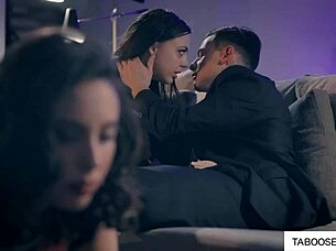 Teen Threesome With Cum Swapping