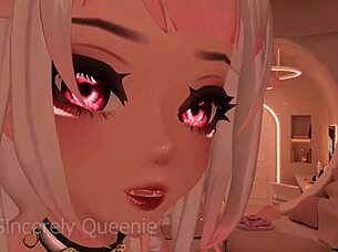 Neko Girlfriend Puts You to Sleep with Kisses!