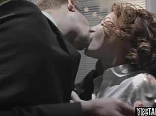 Sugar daddy trains teen in rough assfucking and gaping